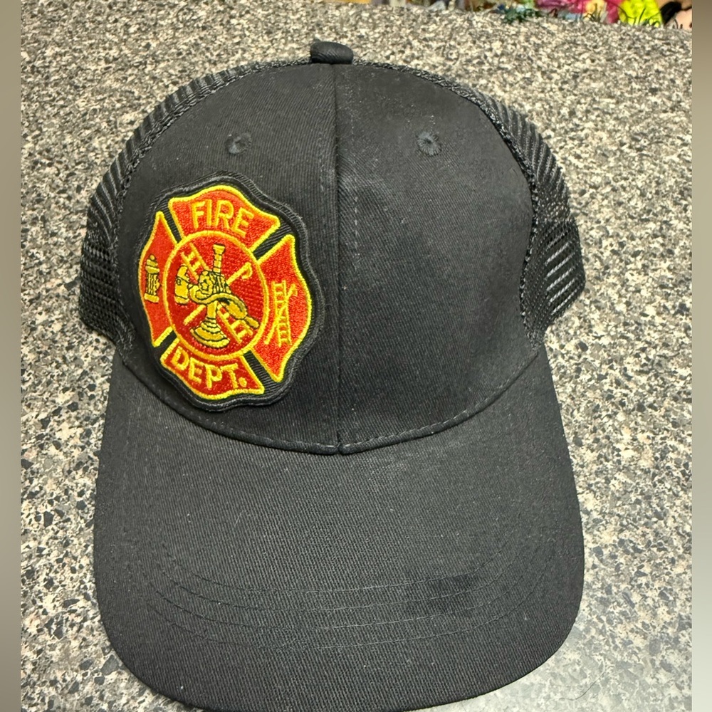 “Fire Dept” baseball cap